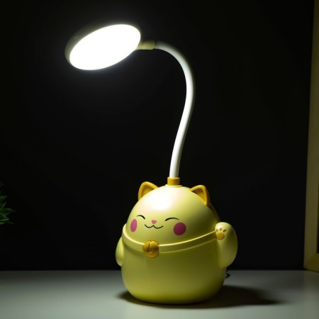 Board lamp "manei" LED 3W battery USB Beige 11.5x10x30 cm Risalux-2