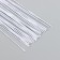 Wire for creativity "Florico" 0.7 mm, 30 pcs, 40 cm, in paper braid, white