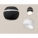 Lumber of the overhead Ambrella Light, XS11102043, MR16 GU5.3 LED 3W, 4200K, black sand, white matte