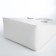 Female bag Textura, tout average size, white color