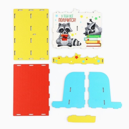 Organizer for the office, with a place for the phone "Raccoon"-7