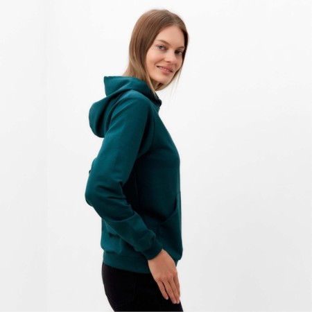 Feminine sweatshirt, emerald color, size 48-2