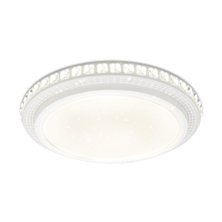 LED ceiling LED with Ambrella Light, Crystal, FF91, 1XLED, 72 W, 5040LUM, 3000K, White Color.