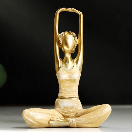 Figure Polystone "Yogin" 12 x 6 x 15 cm-6