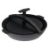 Siberian Grill-Jabovnya, 330x61.5 mm, cast iron, with a bracket, a lid and grill-press