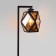 Street lamp on the pillar Elektrostandard, Ambra, 280x260x1200 mm, E27, black color