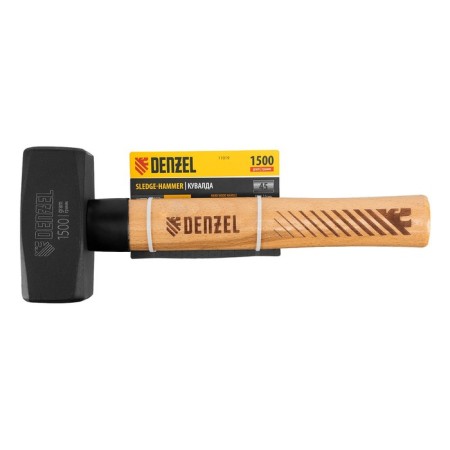 Sledgehammer Denzel 11019, beech handle, 1500 g-2