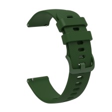 Smart hours strap, 22 mm, silicone, green