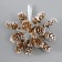 Decor for creativity "cones" (1 set = 1 bouquet) in the bouquet 12 pcs 11x2x2cm