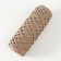 Knitting cord 100% polyester, width 3 mm 100m (latte)