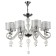 Bubble Dreams 8x40W E14 chandelier chrome