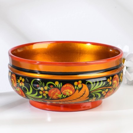 Cup "Berry", Big, 16 × 7cm, Khokhloma-2