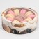 Box for Makarun, confectionery packaging tube with a window, “marble” 20 x 20 x 5 cm