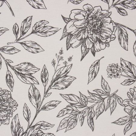 Ethel towel "Black Flowers" 40x73 cm, 100% HL, sarzha 190 g/m2-3
