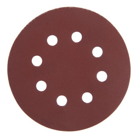 Circle of abrasive grinding under the "Velcro" tundra, perforated, 125 mm, p600, 10 pcs.-5
