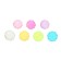 Rubber ball "Crystal", 2.5 cm, mix color