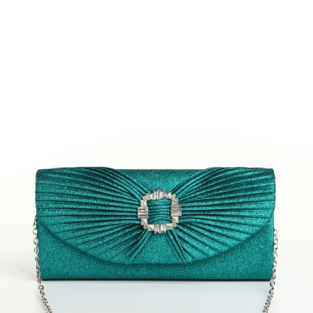 Female bag on a magnet, green color
