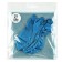 Set of balls "festive" foil, latex, blue color, 10 pcs.