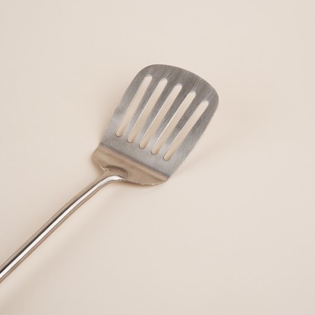 The blade is perforated of stainless steel SL Home “Rustik”, 39.5 × 8 cm, the color is silver-3