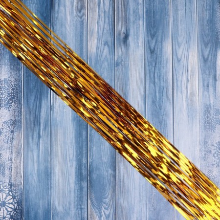 New Year's "rain" gold 75mm, 1.5 m