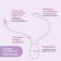 Children's nasal aspirator with a pipe "Bear", pink color