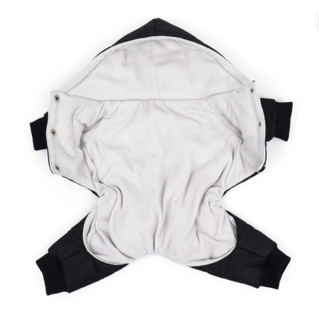 Combineson for animals, winter on fleece, M (DS 24-26 cm, OG 34-36 cm, Osh 28 cm), black-8