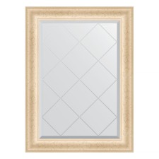 Mirror with engraving in the baguette frame, old gypsum 82 mm, 65x87 cm