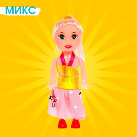 Baby doll "Rita" in a dress, mix-1