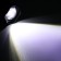 Battery -off flashlight, 50 watts, 1000 lm, 6000 mAh, LED P70, 5 modes, from USB