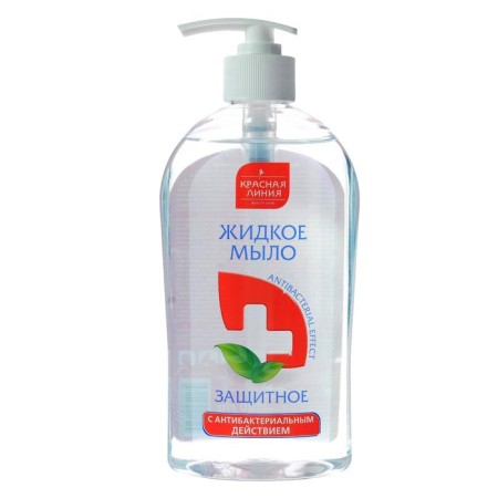 Liquid red line "Protective", antibacterial, 520 ml
