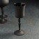 A set of glasses for the wine "Magnolia", 350 ml, black color