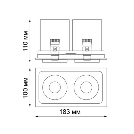 LED LED Lanza, 24 W, 3000K, LED, white color, 175x95mm-4