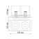 LED LED Lanza, 24 W, 3000K, LED, white color, 175x95mm