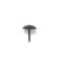 Tundra nails, decorative, 19x22 mm, black, 50 pcs
