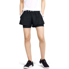 Шорты женские Under Armour Play Up 2-In-1 Shorts, размер 44-46 (1351981-001)