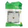 Telephone socket "Glossa" Sche GSL000181T, RJ 11, single, hidden, white color
