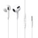 Headphones Baseus H17, inserts, wired, jack 3.5 mm, white