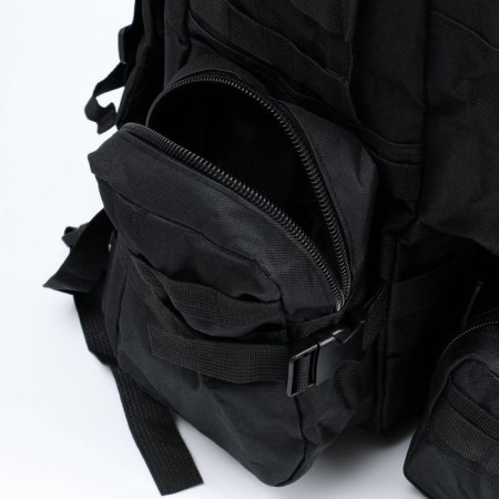 Tactical backpack "Storm Tactic" male, slings molle, pouches, 50 l, black-2