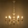 Milano chandelier 6he14 40W white-gold 68x68x79 cm