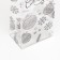 Package with a hard bottom of 11 x 7 x 53 cm silver bottom "New Year's balls" set 5 pcs