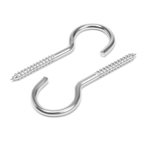 Bourup-half-brood, tundra, white zinc, 6x110 mm, 10 pcs