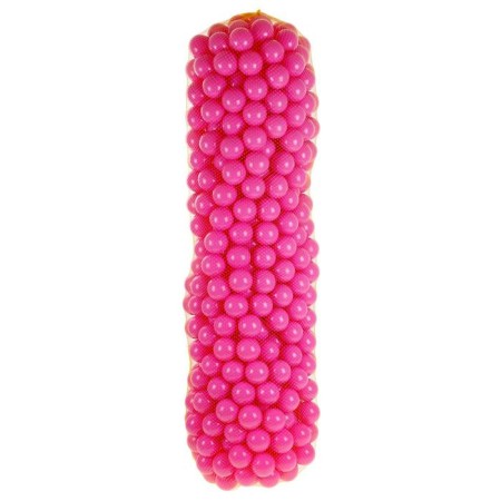 Balls for a dry pool with a pattern, ball diameter 7.5 cm, set 500 pieces, color purple-violet-6