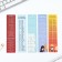 A set of cardboard bookmarks with hints, 5 pcs "Anime Guys"