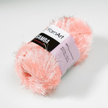 Samba yarn 100% polyester 150m/100g (2079 pink)-1