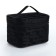 Cosmetic bag is a zipper on a zipper, black color