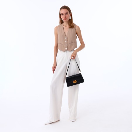 Female bag Textura, average size, black color-12