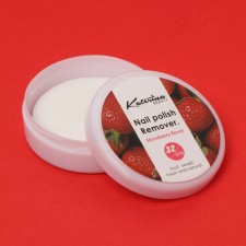 Napkins for removing varnish, gel polish, strawberry aroma, 32 pcs