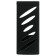 Paper tray Vertical Istanm Tropic, black, width 110mm