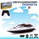 Radio -controlled “speed” boat works from batteries