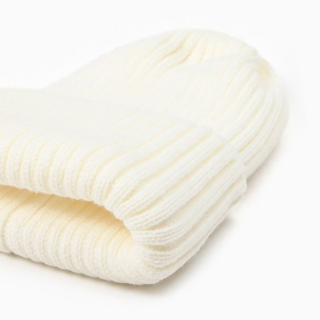 Children's hat, milk color, size 54-56-1